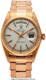 54131: Rolex, Fine Ref. 1803 Pink Gold Oyster Perpetual