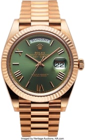 54132: Rolex, Ref. 228235 Everose Day-Date Oyster Perpe