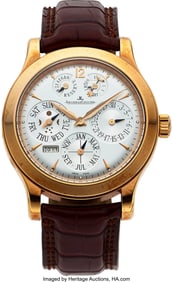 54136: Jaeger LeCoultre Master Perpetual 8 Days 18K Ros