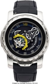 54142: Ulysse Nardin, Platinum Freak Diavolo 75th Anniv