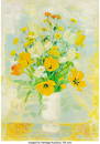 69007: Le Pho (French/Vietnamese, 1907-2001) Fleurs, 19
