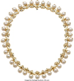 55022: Marina B. Diamond, Cultured Pearl, Mother-of-Pe