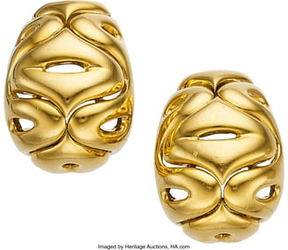 55053: Van Cleef & Arpels Gold Earrings Metal: 18k gol