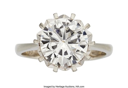 55095: Diamond, White Gold Ring Stones: Round brillian