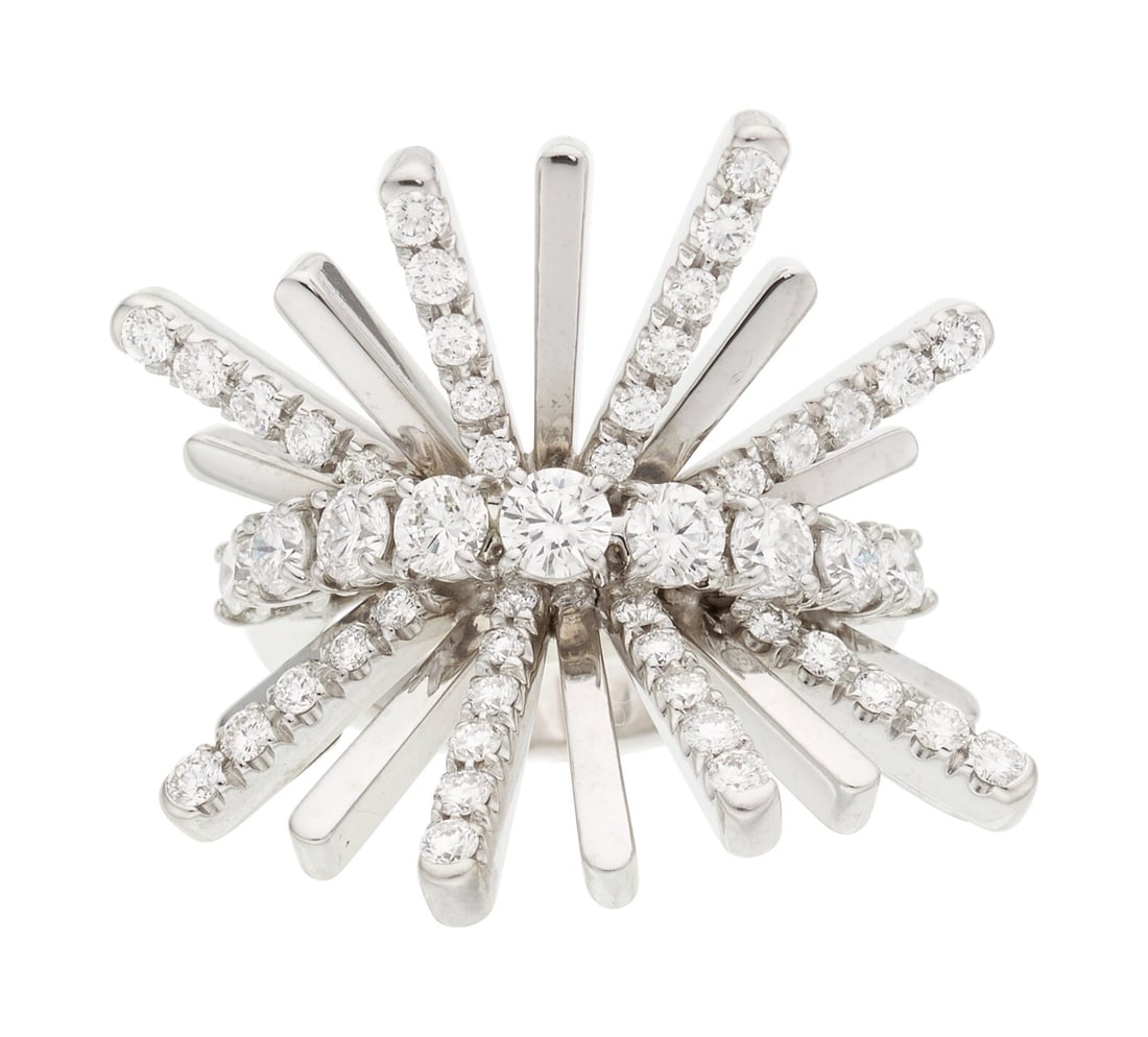 Rebecca Koven Diamond, White Gold Ring  Stones (1 of 2)