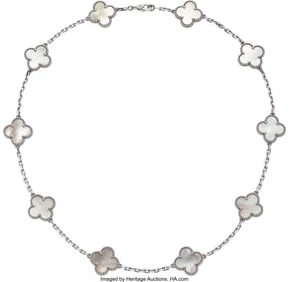 55181: Van Cleef & Arpels Mother-of-Pearl, White Gold