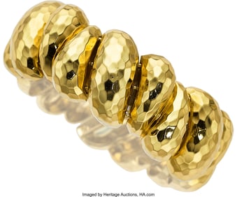 55245: Gold Bracelet Metal: 18k gold Weight: 117.10 gr