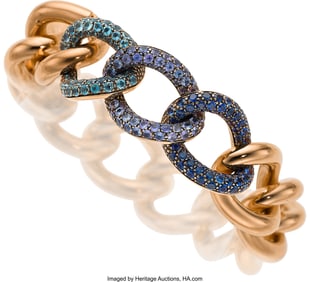 55297: Pomellato Multi-Stone, Rose Gold, Sterling Silv