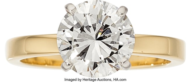 55322: Diamond, Gold Ring Stones: Round brilliant-cut