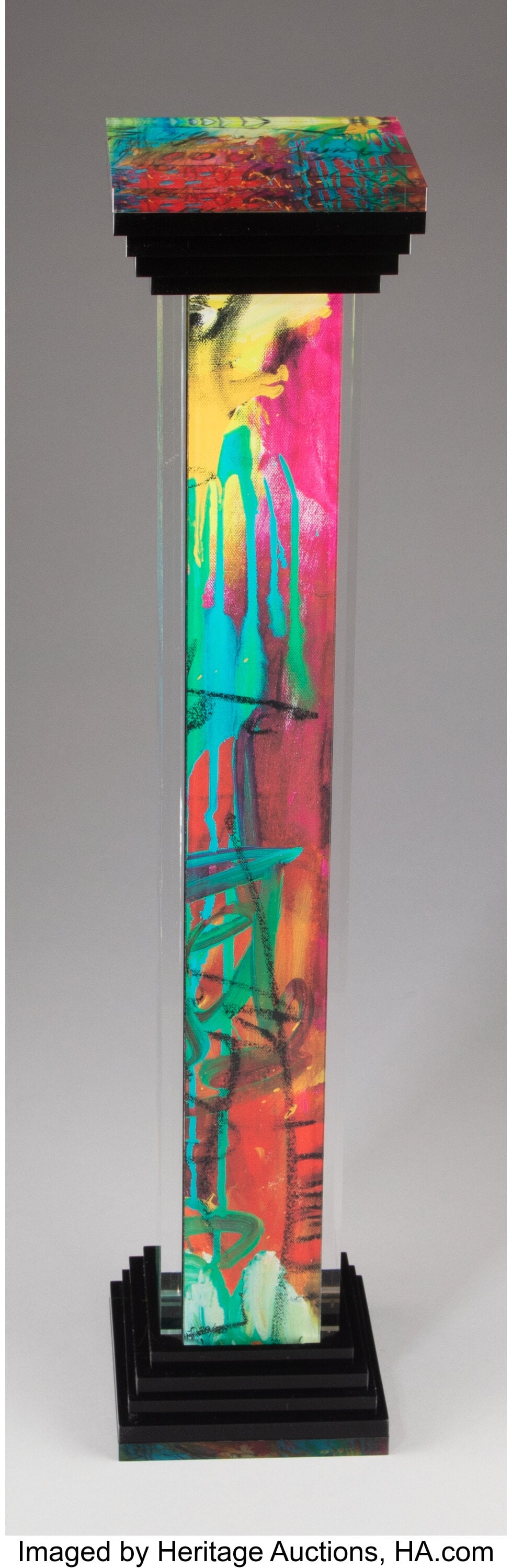 Tim Yanke Timber III, 2023 Acrylic sculpture wit: Tim Yanke Timber III, 2023 Acrylic sculpture with archival UV ink 28-5/8 inches (72.7 cm) Ed. 29/200 Signed in ink: YANKE, I, 29/200, 