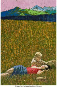 17063&colon; Howard A&period; Terpning &lpar;American&comma; b&period; 1927&rpar; Romance p