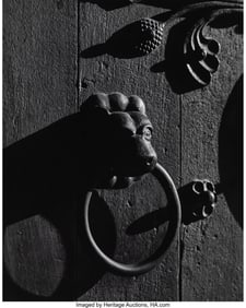 39037: Todd Webb (American, 1905-2000) Door Knocker, St