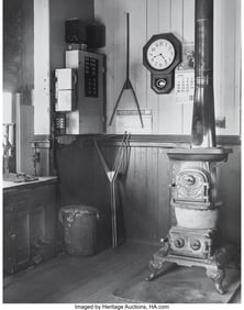 39041: Todd Webb (American, 1905-2000) Stove, Kansas, 1