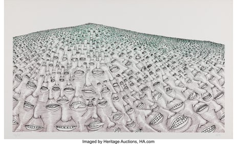 43028&colon; Blu &lpar;20th Century&rpar; Il Nulla&comma; 2007 Screenprint in