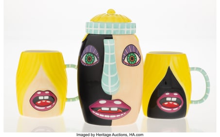 43048&colon; Brian Calvin &lpar;b&period; 1969&rpar; Tea Together &lpar;three works