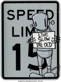 43057&colon; Chris RWK &lpar;b&period; 1977&rpar; Speed Trap&comma; 2022 Acrylic on 
