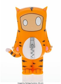43060&colon; Chris RWK &lpar;b&period; 1977&rpar; Kid in a Cat Costume &lpar;Orange