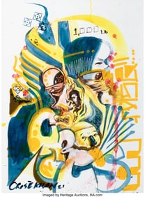 43071&colon; Crome &lpar;20th Century&rpar; 1000Lb&comma; 2021 Watercolor and