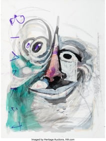 43072&colon; Crome &lpar;20th Century&rpar; Blanket Watercolor&comma; oil sti