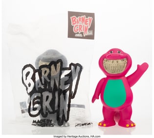 43107&colon; Ron English &lpar;b&period; 1959&rpar; Barney Grin &lpar;set of 2&rpar;&comma; 20