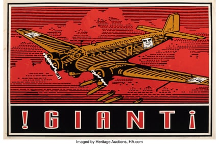 43124&colon; Shepard Fairey &lpar;b&period; 1970&rpar; Bomber&comma; 1996 Screenprin