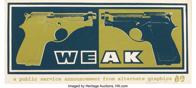 43125&colon; Shepard Fairey &lpar;b&period; 1970&rpar; Alternate Graphics Weak
