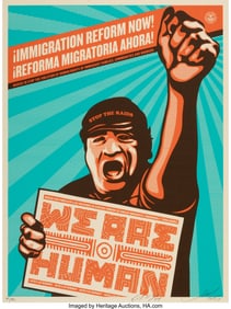 43134&colon; Shepard Fairey &lpar;b&period; 1970&rpar; We are Human&comma; 2009 Offs