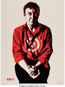 43136&colon; Shepard Fairey &lpar;b&period; 1970&rpar; Jasper Johns &lpar;Cream&rpar;&comma; 2