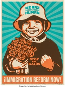 43137&colon; Shepard Fairey &lpar;b&period; 1970&rpar; ¡Immigration Reform No