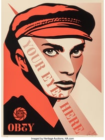 43138&colon; Shepard Fairey &lpar;b&period; 1970&rpar; Your Eyes Here&comma; 2010 Sc