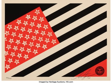 43139&colon; Shepard Fairey &lpar;b&period; 1970&rpar; Mayday Flag &lpar;Small&rpar;&comma; 20
