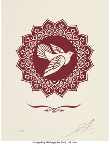 43145&colon; Shepard Fairey &lpar;b&period; 1970&rpar; Peace Dove&comma; 2013 Letter