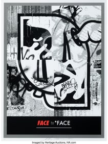 43148&colon; Shepard Fairey X D&ast;Face Face to &ast;Face&comma; 2014 Scre
