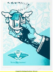 43156&colon; Shepard Fairey X D&ast;Face Strength in Numbers&comma; 202