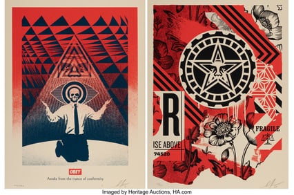 43157&colon; Shepard Fairey &lpar;b&period; 1970&rpar; Gears of Justice&semi; Obey 