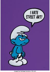 43164&colon; FAKE &lpar;b&period; 1980&rpar; I Hate Street Art &lpar;Purple&rpar;&comma; 2018 