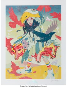 43215&colon; James Jean &lpar;b&period; 1979&rpar; Raven&comma; 2023 Giclée print i