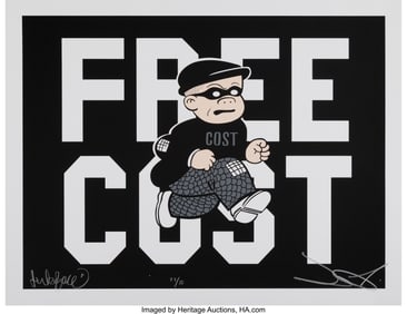 43218&colon; Jerkface X COST Free Cost&comma; 2015 Screenprint in c