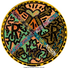 43246&colon; LA II &lpar;b&period; 1967&rpar; Untitled Acrylic and ink on recy