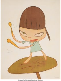 43283&colon; Yoshitomo Nara &lpar;b&period; 1959&rpar; Marching on a Butterbur