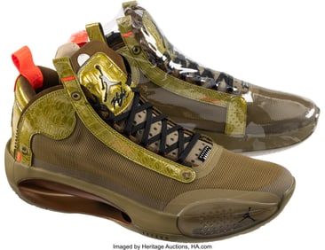 43286&colon; Air Jordan XXXIV 'Bayou Boys' Size US 11 2020   