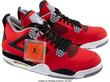 43303&colon; Air Jordan 4 Retro 'Toro Red' Size US 12 2013   