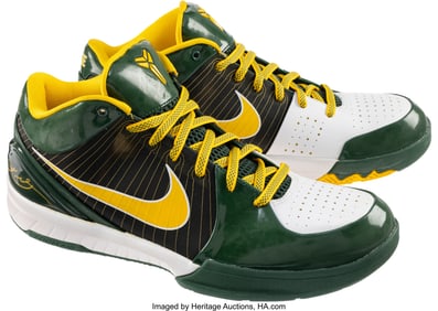 43320&colon; Nike Kobe 4 'Rice High School PE Home' Size US 1