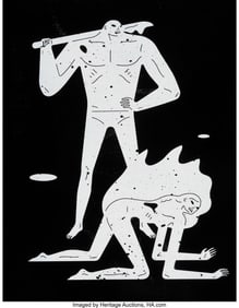 43333&colon; Cleon Peterson &lpar;b&period; 1973&rpar; Exile 29&comma; 2021 Spray pa