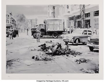 43343&colon; Paco Pomet &lpar;b&period; 1970&rpar; Front Page&comma; 2019 Screenprin