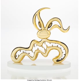 43358&colon; Kenny Scharf &lpar;b&period; 1958&rpar; Scary Guy &lpar;Gold&rpar;&comma; 2022 Ca