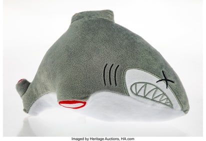 43368&colon; OG Slick &lpar;b&period; 1967&rpar; Finless Shark Plush&comma; 2020 Vel
