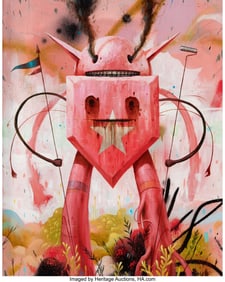 43375&colon; Jeff Soto &lpar;b&period; 1975&rpar; Dreamer&comma; 2018 Acrylic&comma; spray