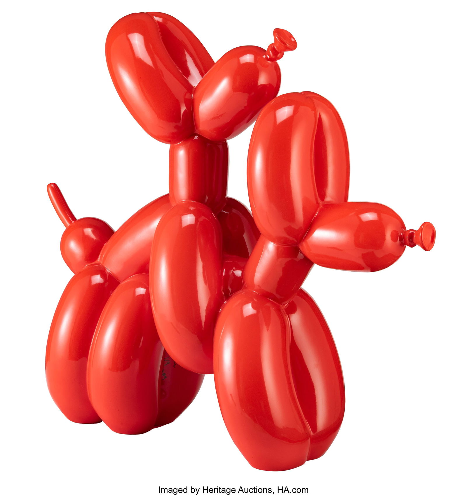 Whatshisname (b. 1982) Humping Balloon Dogs (Red: Whatshisname (b. 1982) Humping Balloon Dogs (Red 50), 2019 Painted cast resin 25-1/2 x 10 x 29 inches (64.8 x 25.4 x 73.7 cm) Ed&per