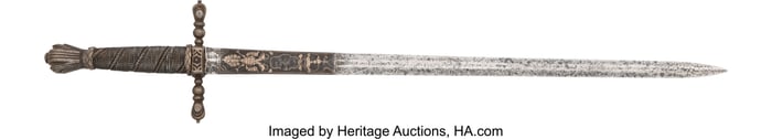 40007: European Short Sword/Dagger. Measuring approxi